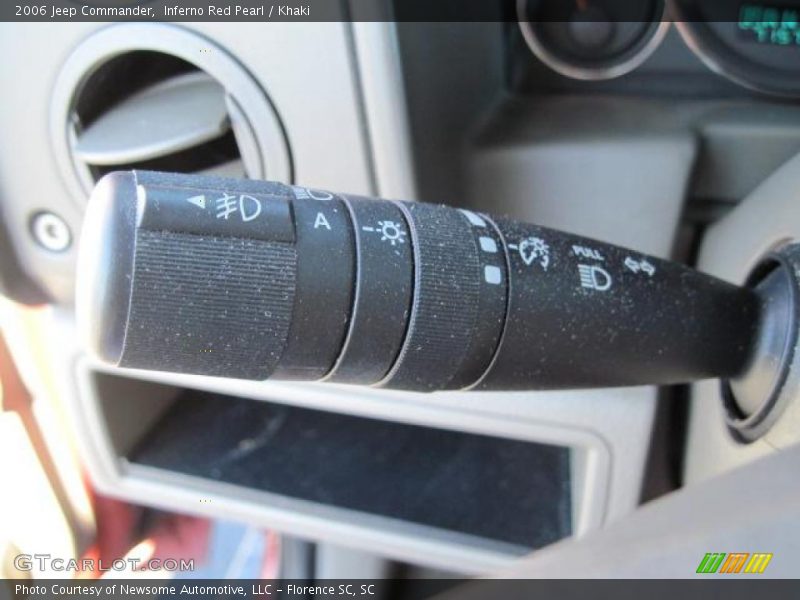 Inferno Red Pearl / Khaki 2006 Jeep Commander