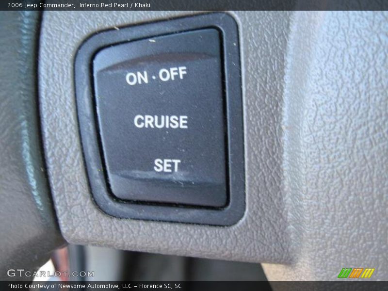 Inferno Red Pearl / Khaki 2006 Jeep Commander