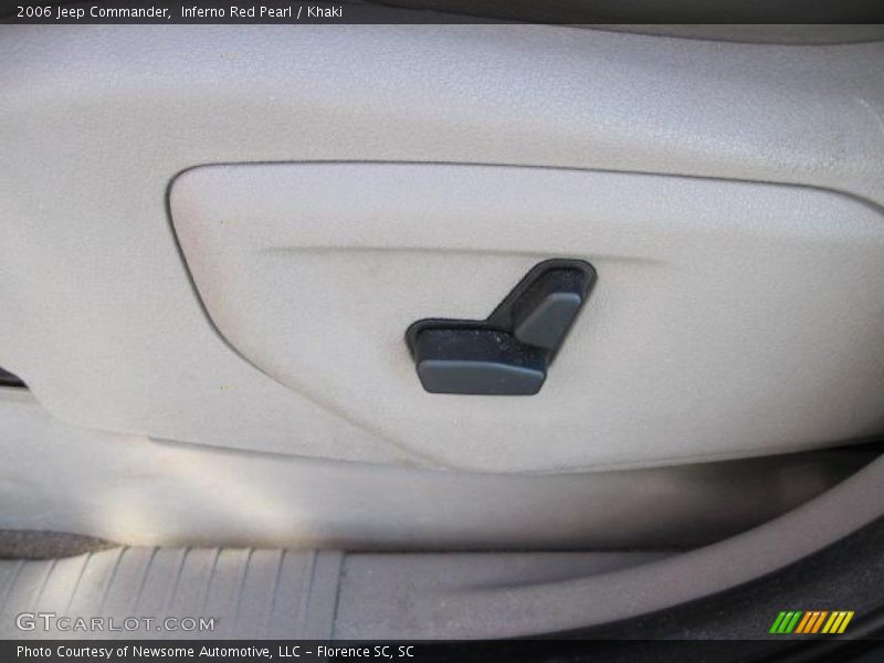 Inferno Red Pearl / Khaki 2006 Jeep Commander