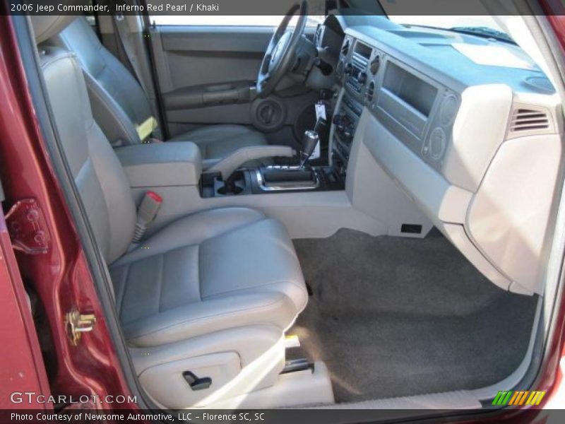 Inferno Red Pearl / Khaki 2006 Jeep Commander