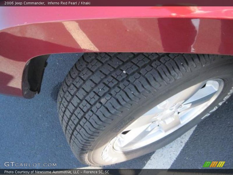 Inferno Red Pearl / Khaki 2006 Jeep Commander