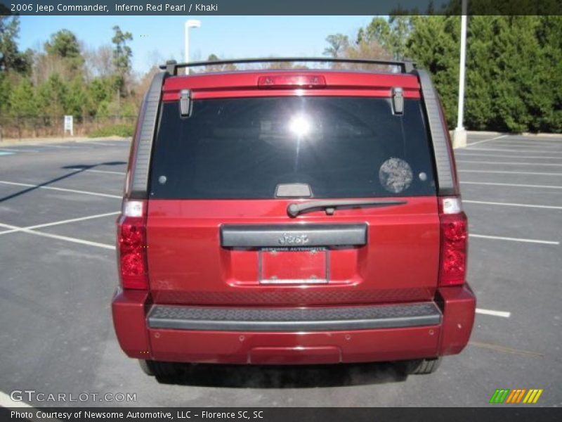 Inferno Red Pearl / Khaki 2006 Jeep Commander