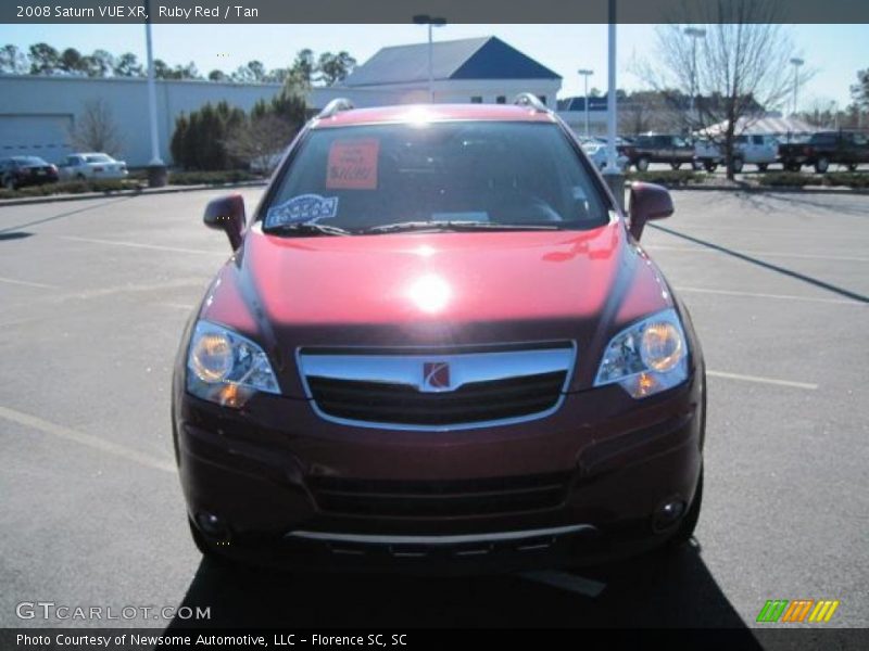 Ruby Red / Tan 2008 Saturn VUE XR