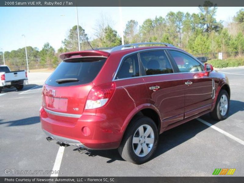 Ruby Red / Tan 2008 Saturn VUE XR