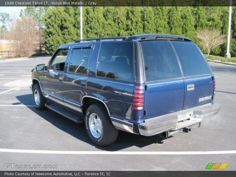 Indigo Blue Metallic / Gray 1998 Chevrolet Tahoe LT