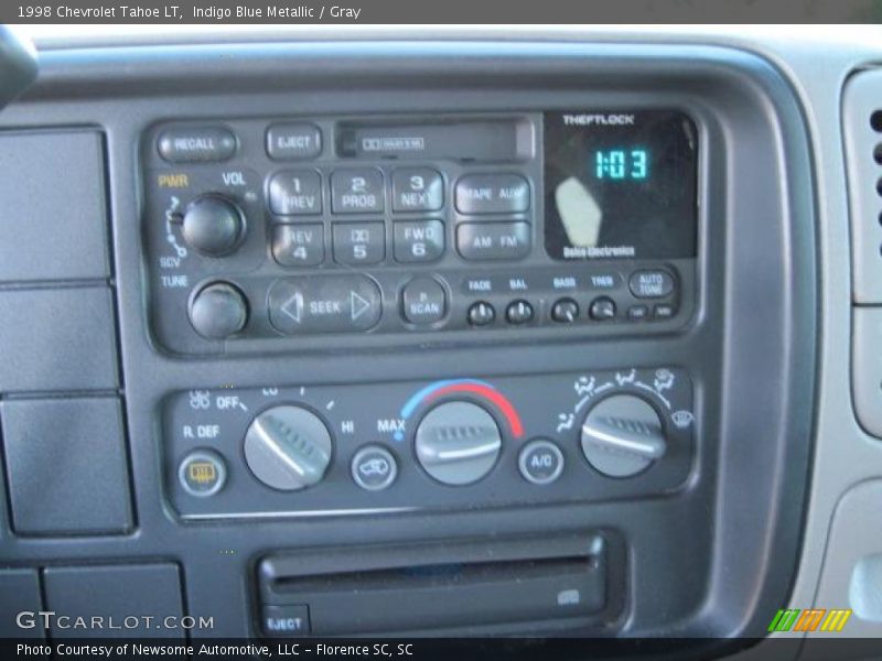Indigo Blue Metallic / Gray 1998 Chevrolet Tahoe LT