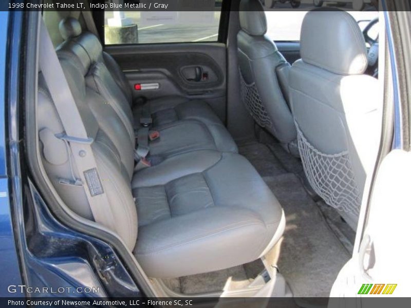 Indigo Blue Metallic / Gray 1998 Chevrolet Tahoe LT