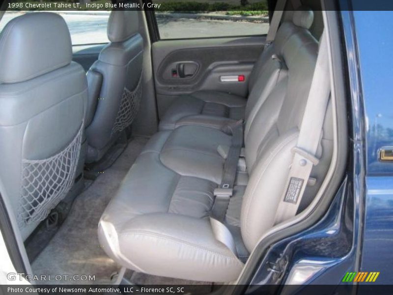 Indigo Blue Metallic / Gray 1998 Chevrolet Tahoe LT