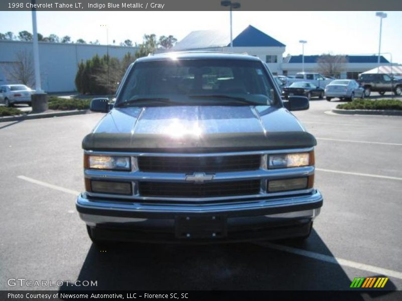 Indigo Blue Metallic / Gray 1998 Chevrolet Tahoe LT