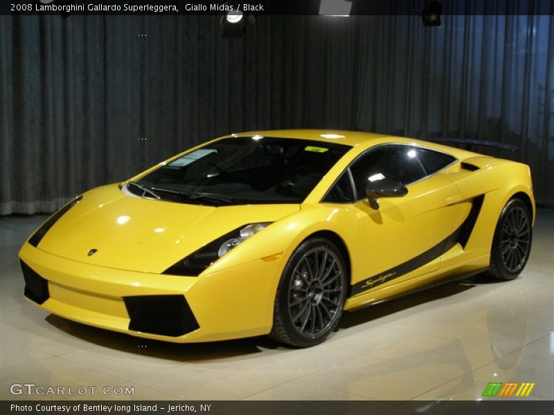 Giallo Midas / Black 2008 Lamborghini Gallardo Superleggera