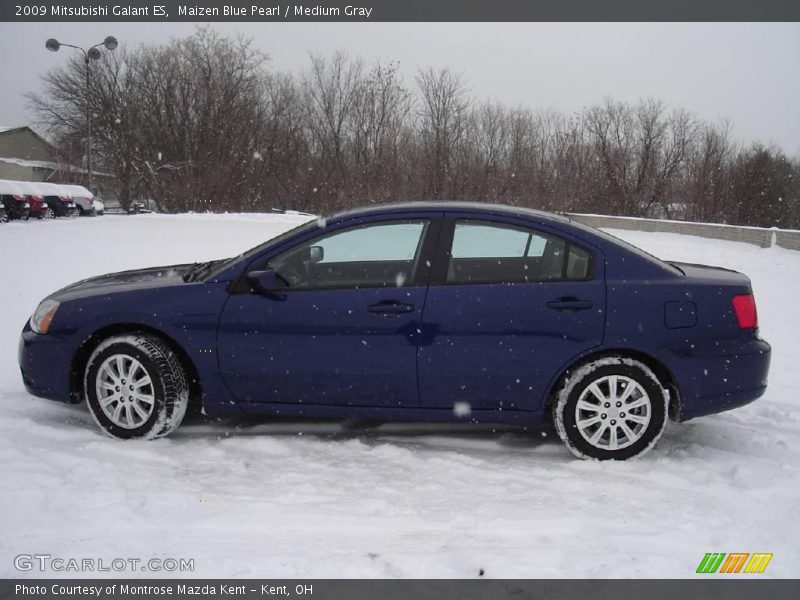 Maizen Blue Pearl / Medium Gray 2009 Mitsubishi Galant ES