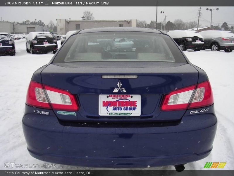 Maizen Blue Pearl / Medium Gray 2009 Mitsubishi Galant ES