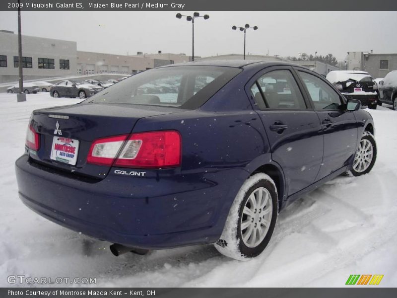 Maizen Blue Pearl / Medium Gray 2009 Mitsubishi Galant ES