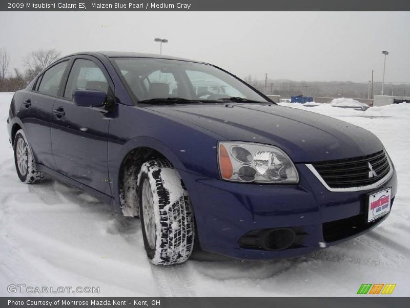 Maizen Blue Pearl / Medium Gray 2009 Mitsubishi Galant ES