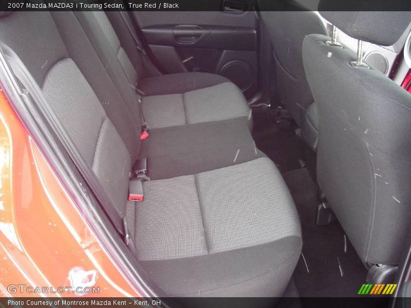True Red / Black 2007 Mazda MAZDA3 i Touring Sedan