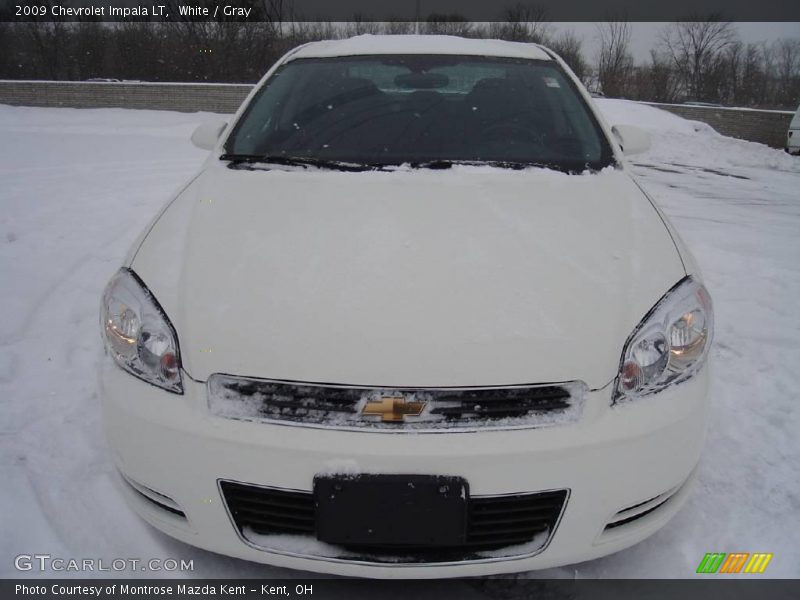 White / Gray 2009 Chevrolet Impala LT