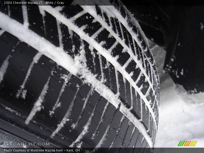 White / Gray 2009 Chevrolet Impala LT