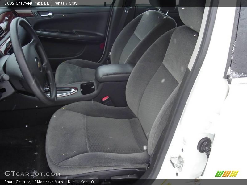 White / Gray 2009 Chevrolet Impala LT