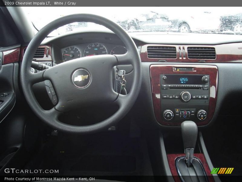 White / Gray 2009 Chevrolet Impala LT