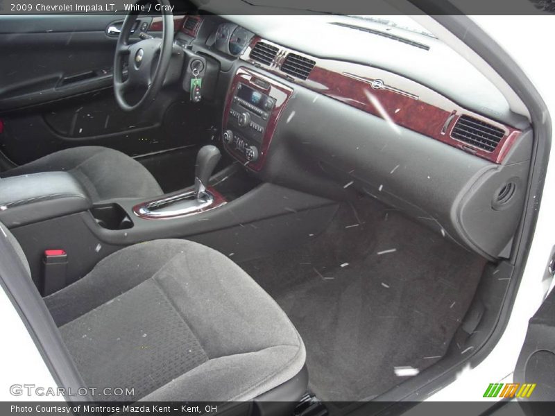 White / Gray 2009 Chevrolet Impala LT
