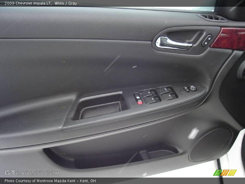 White / Gray 2009 Chevrolet Impala LT