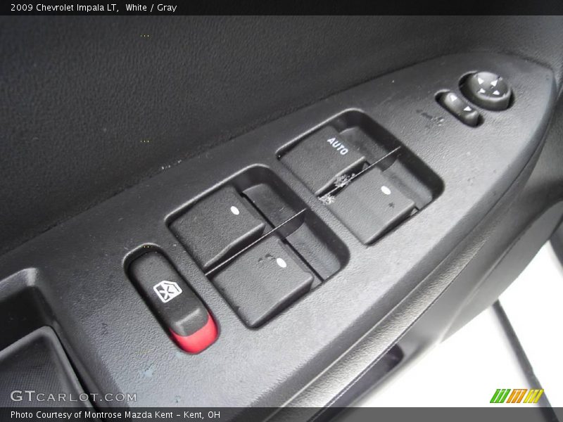 White / Gray 2009 Chevrolet Impala LT