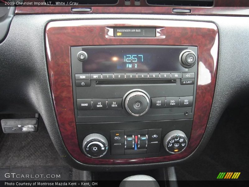 White / Gray 2009 Chevrolet Impala LT