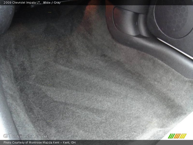 White / Gray 2009 Chevrolet Impala LT
