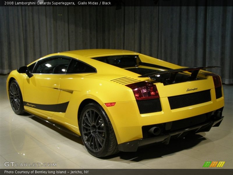 Giallo Midas / Black 2008 Lamborghini Gallardo Superleggera