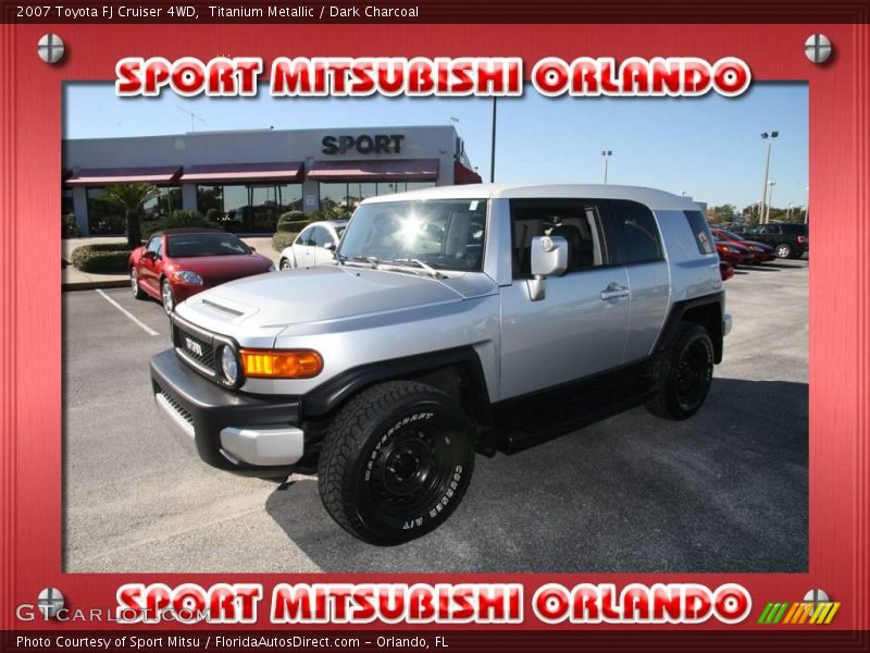 Titanium Metallic / Dark Charcoal 2007 Toyota FJ Cruiser 4WD