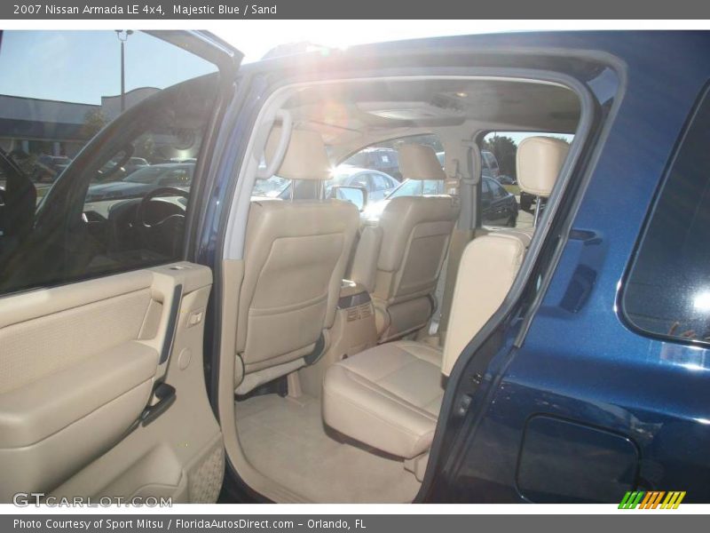 Majestic Blue / Sand 2007 Nissan Armada LE 4x4