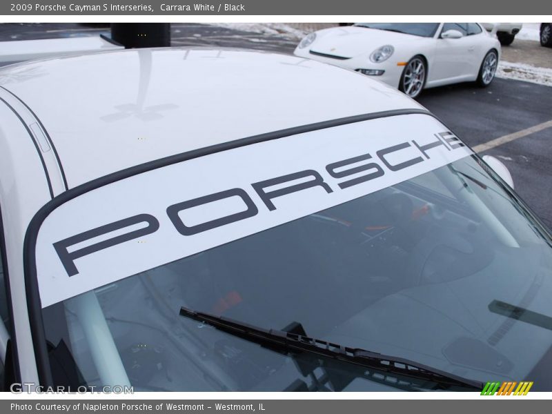 Carrara White / Black 2009 Porsche Cayman S Interseries