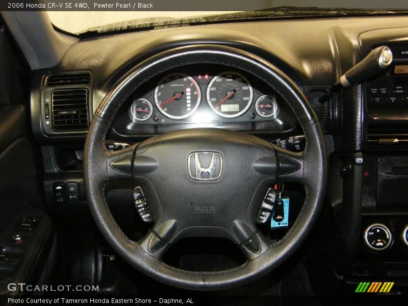 Pewter Pearl / Black 2006 Honda CR-V SE 4WD