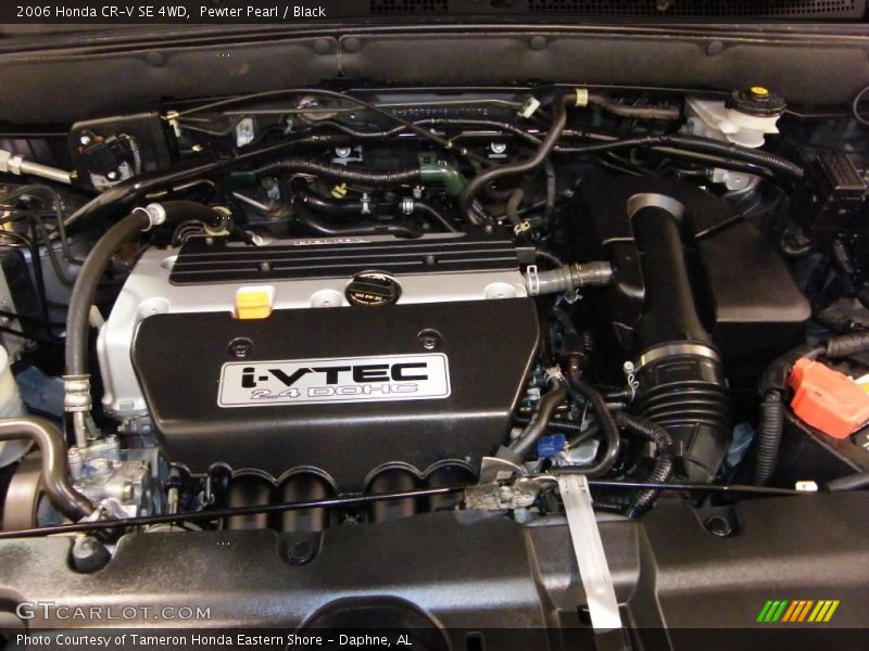 Pewter Pearl / Black 2006 Honda CR-V SE 4WD