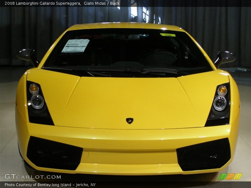 Giallo Midas / Black 2008 Lamborghini Gallardo Superleggera