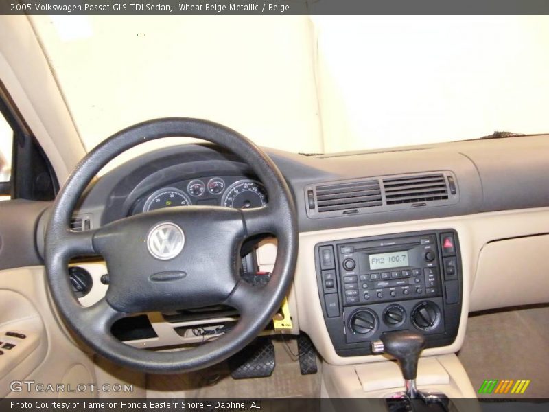 Wheat Beige Metallic / Beige 2005 Volkswagen Passat GLS TDI Sedan