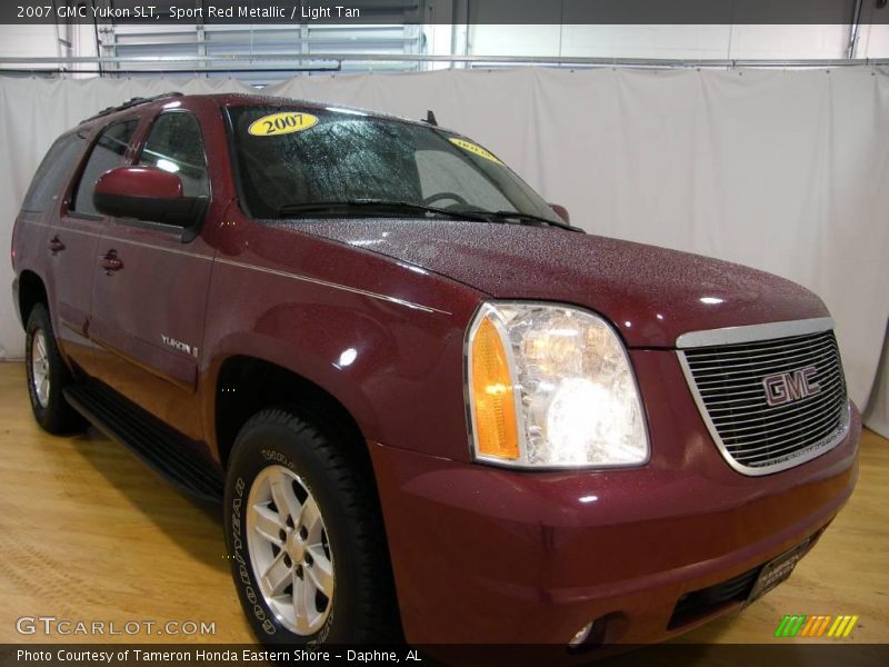Sport Red Metallic / Light Tan 2007 GMC Yukon SLT