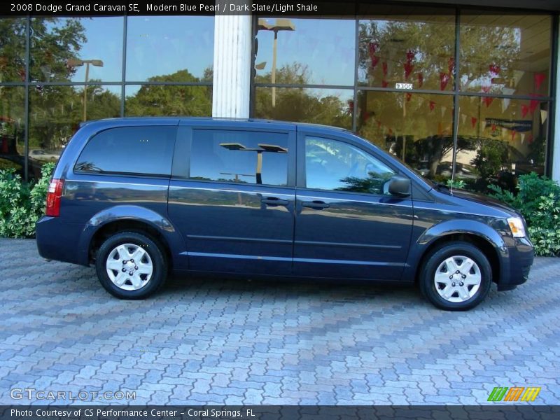 Modern Blue Pearl / Dark Slate/Light Shale 2008 Dodge Grand Caravan SE