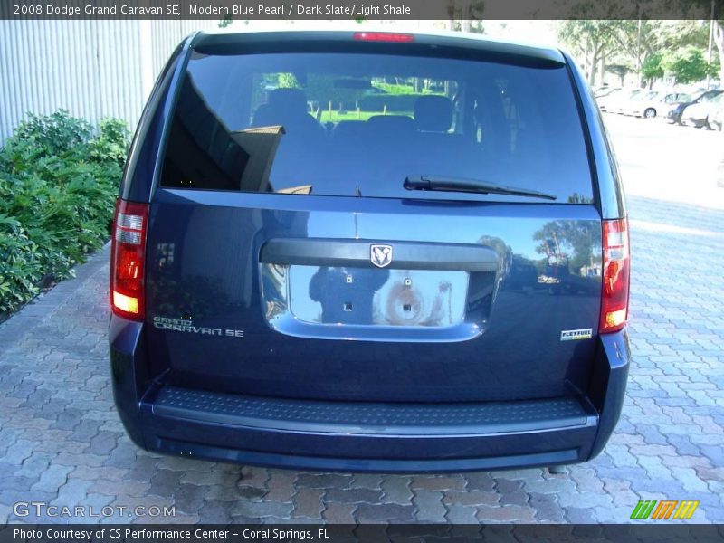 Modern Blue Pearl / Dark Slate/Light Shale 2008 Dodge Grand Caravan SE