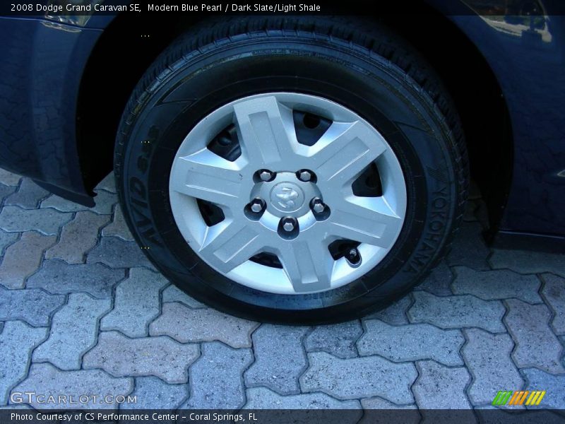 Modern Blue Pearl / Dark Slate/Light Shale 2008 Dodge Grand Caravan SE