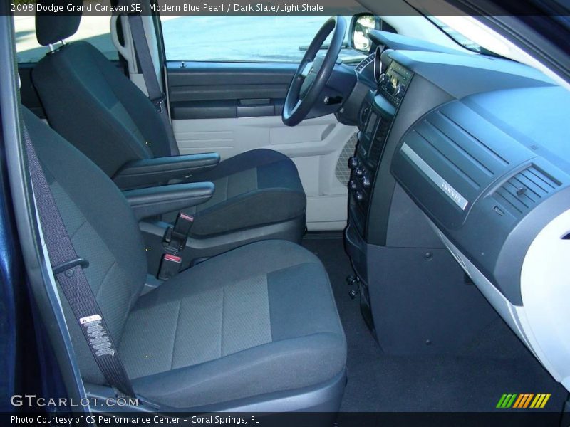 Modern Blue Pearl / Dark Slate/Light Shale 2008 Dodge Grand Caravan SE