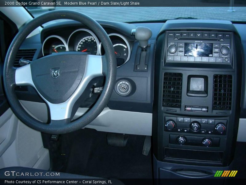 Modern Blue Pearl / Dark Slate/Light Shale 2008 Dodge Grand Caravan SE
