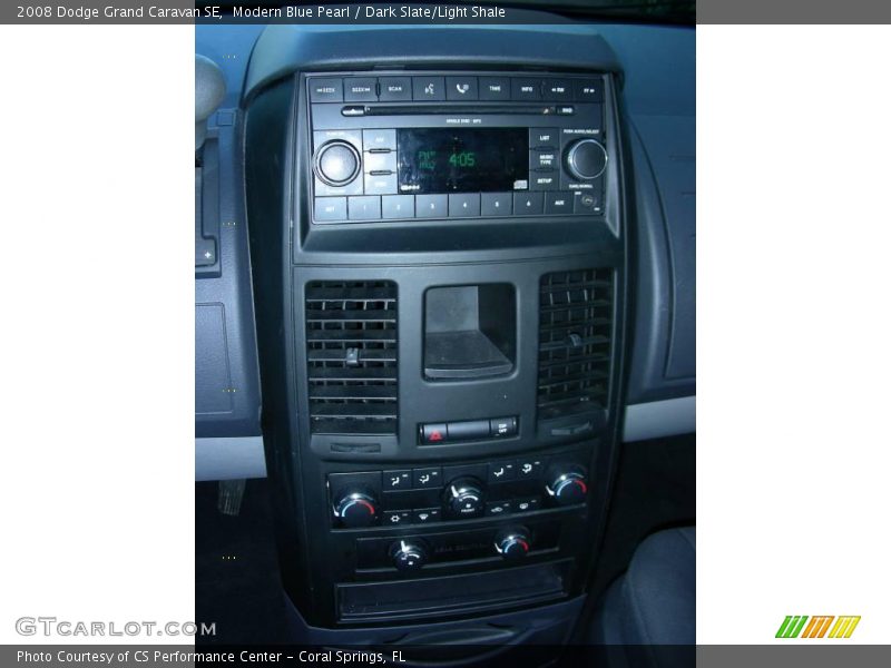 Modern Blue Pearl / Dark Slate/Light Shale 2008 Dodge Grand Caravan SE
