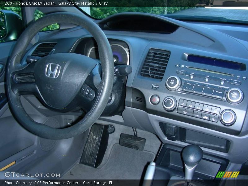 Galaxy Gray Metallic / Gray 2007 Honda Civic LX Sedan