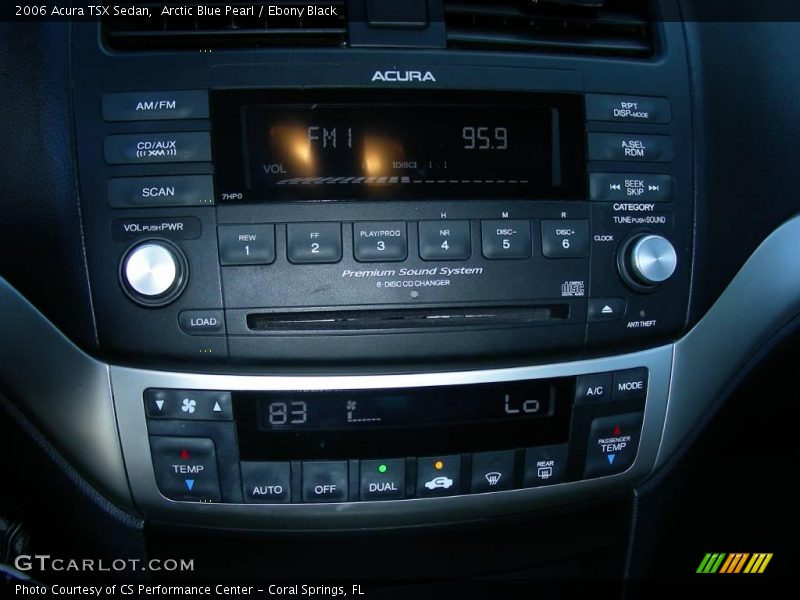 Controls of 2006 TSX Sedan
