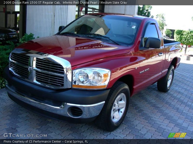 Inferno Red Crystal Pearl / Medium Slate Gray 2006 Dodge Ram 1500 ST Regular Cab