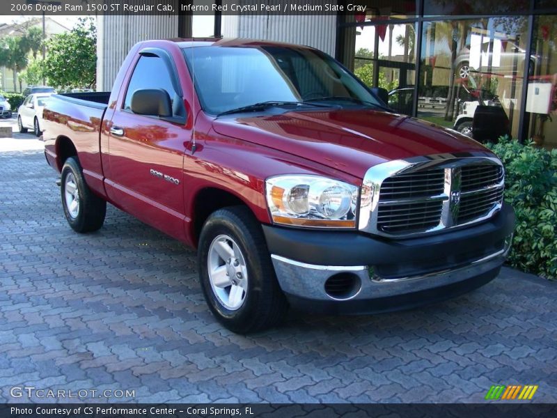 Inferno Red Crystal Pearl / Medium Slate Gray 2006 Dodge Ram 1500 ST Regular Cab