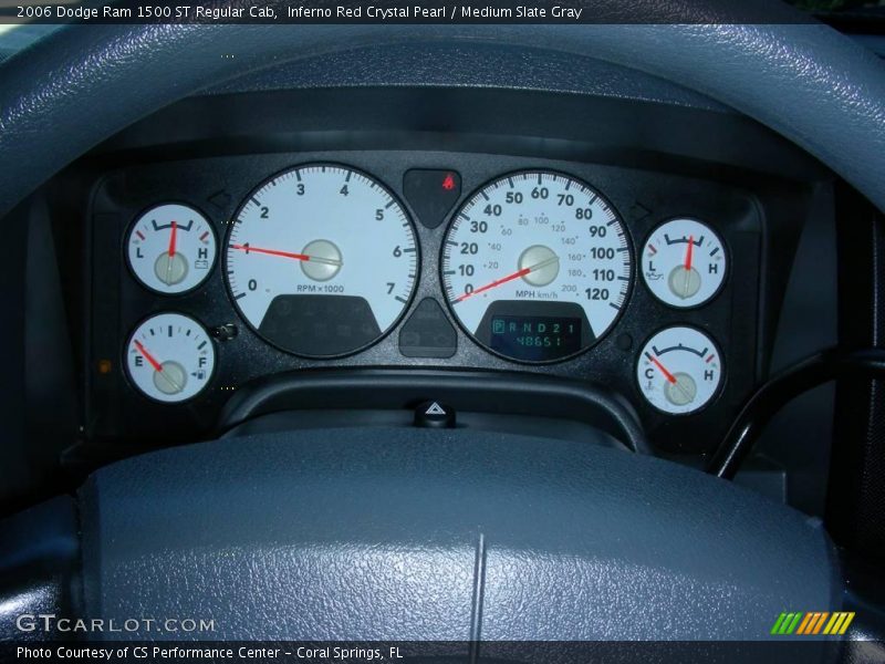 Inferno Red Crystal Pearl / Medium Slate Gray 2006 Dodge Ram 1500 ST Regular Cab