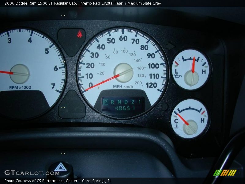 Inferno Red Crystal Pearl / Medium Slate Gray 2006 Dodge Ram 1500 ST Regular Cab