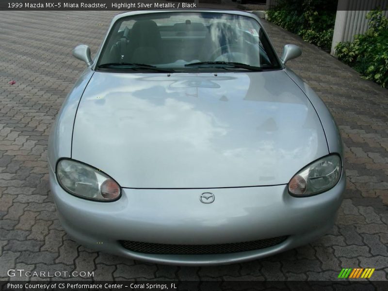 Highlight Silver Metallic / Black 1999 Mazda MX-5 Miata Roadster